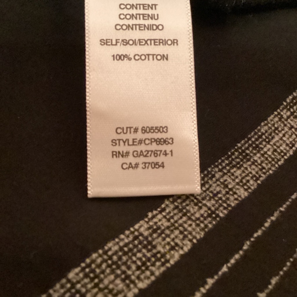 Eva Franco black and cream stripe skirt Anthropologie midi length full NWT - Picture 8 of 9